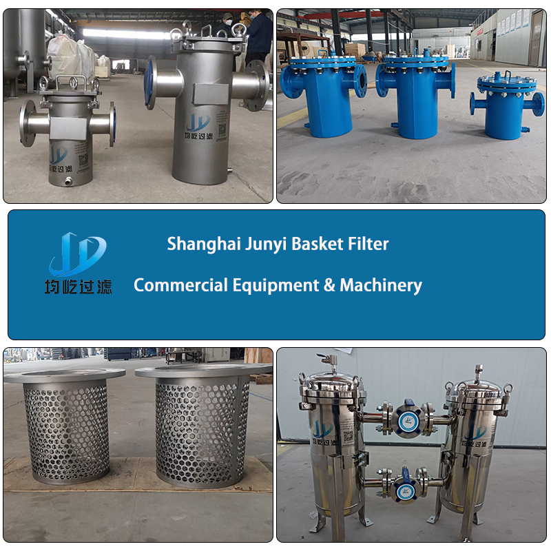 304/316 Stainless Steel Basket Filter for Petrochemical Applications